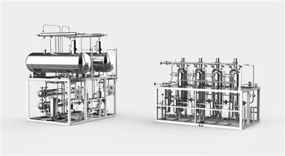 राउंड डिज़ाइन हाइड्रोजन उत्पादन इलेक्ट्रोलिसिस